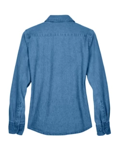 Ladies' 6.5 Oz. Long-Sleeve Denim Shirt 15 Ladies' 6.5 Oz. Long-Sleeve Denim Shirt -Jiffyshirts Store 782cfef14b0f99