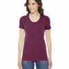 Ladies' Triblend Short-Sleeve Track T-Shirt -Jiffyshirts Store 7926db3670e317