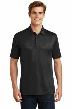 Men's Embossed PosiCharge Tough Polo