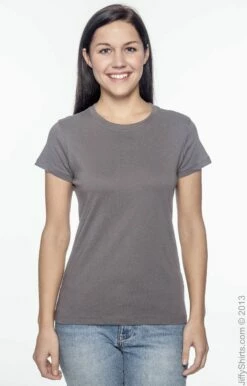 Ladies' 4.4 Oz., 100% Organic Cotton Classic Short-Sleeve T-Shirt -Jiffyshirts Store 7C4BC4FC69FAB6