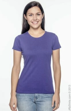 Ladies' 4.4 Oz., 100% Organic Cotton Classic Short-Sleeve T-Shirt -Jiffyshirts Store 7C7B9D37BC7D60