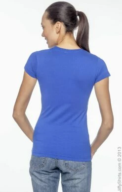 Ladies' Junior Fit V-Neck T-Shirt -Jiffyshirts Store 7DFE387FDC2499