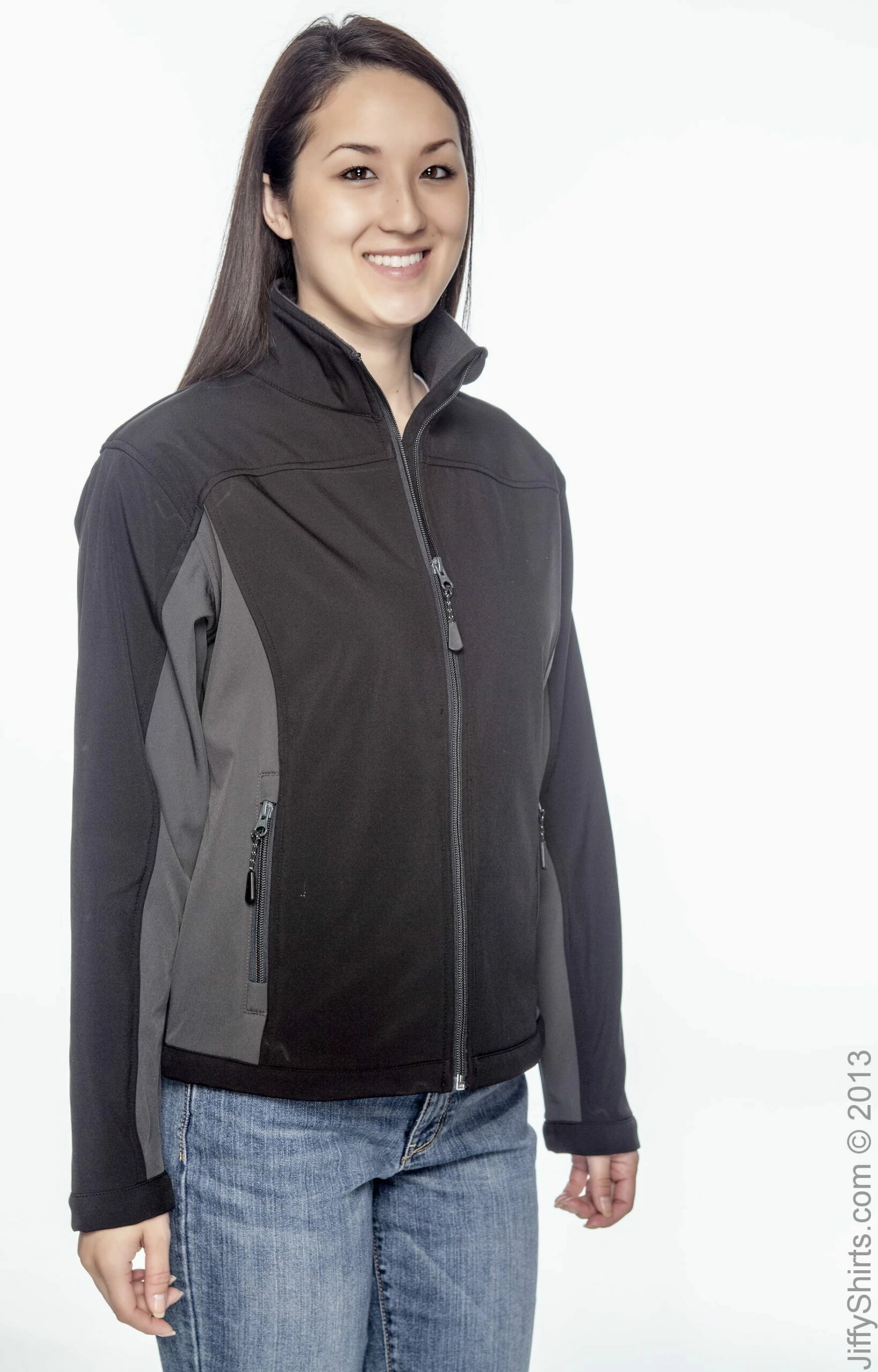 Ladies' Soft Shell Colorblock Jacket 5 Ladies' Soft Shell Colorblock Jacket - Image 3