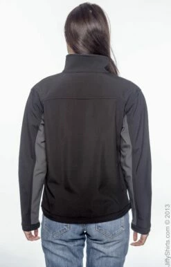 Ladies' Soft Shell Colorblock Jacket 11 Ladies' Soft Shell Colorblock Jacket -Jiffyshirts Store 7E7A6C7550F6EC