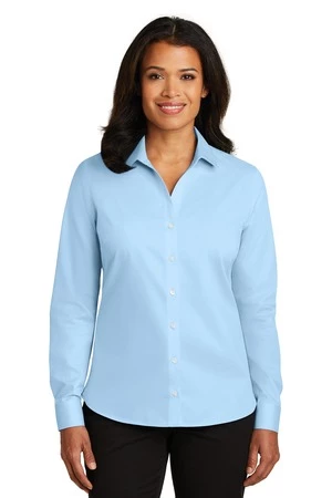 Ladies Non-Iron Twill Shirt 10 Ladies Non-Iron Twill Shirt - Image 8