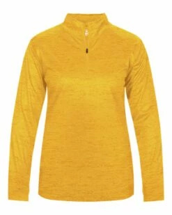 BADGER Women’s Tonal Blend Quarter-Zip Pullover -Jiffyshirts Store 7b81e2de17968b