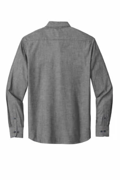 Unisex Long Sleeve Chambray Easy Care Shirt -Jiffyshirts Store 7bc6775fd6c4c6