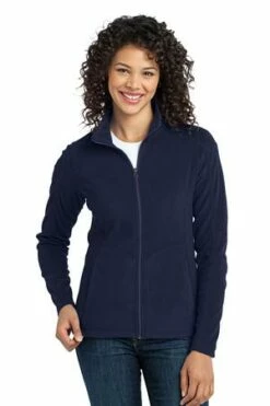 Ladies Microfleece Jacket -Jiffyshirts Store 7c05134df02870