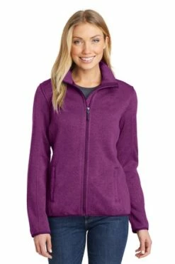 Ladies Sweater Fleece Jacket -Jiffyshirts Store 7c930f8658107e