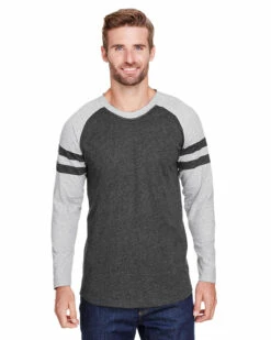 Men's Gameday Mash-Up Long Sleeve Fine Jersey T-Shirt -Jiffyshirts Store 7d24f1ef95442c