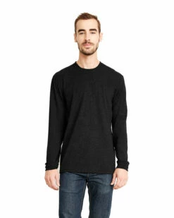 Next Level Unisex Sueded Long-Sleeve Crew