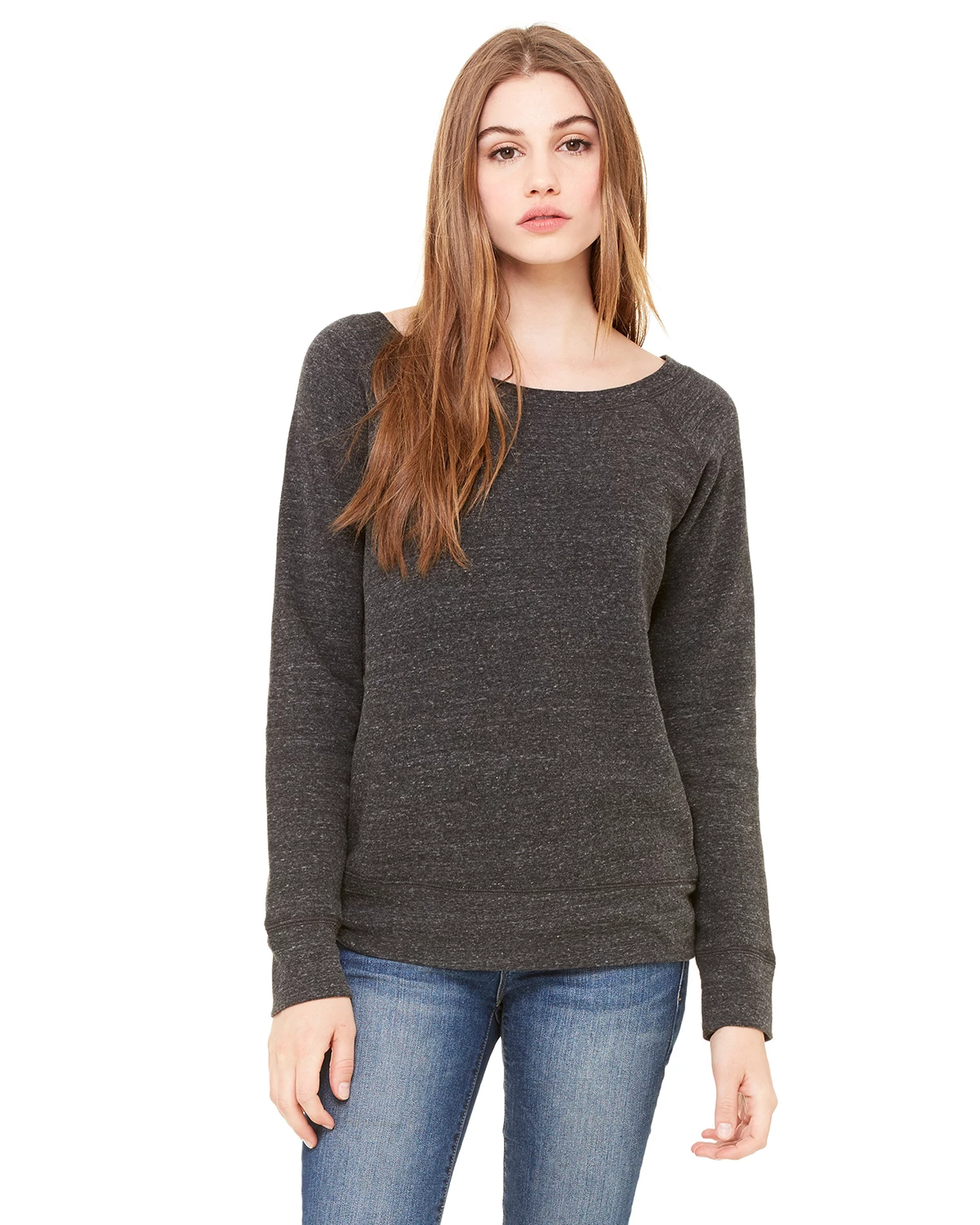 Ladies' Sponge Fleece Wide Neck Sweatshirt 13 Ladies' Sponge Fleece Wide Neck Sweatshirt - Image 11