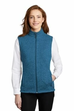 Ladies Sweater Fleece Vest -Jiffyshirts Store 81db267a3f47a1