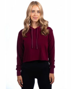 Next Level Ladies' Cropped Pullover Hooded Sweatshirt -Jiffyshirts Store 81f4b45b876268