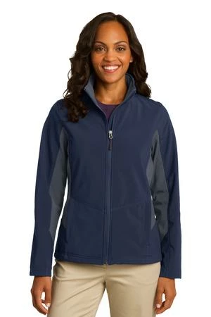 Ladies Core Colorblock Soft Shell Jacket 8 Ladies Core Colorblock Soft Shell Jacket - Image 6