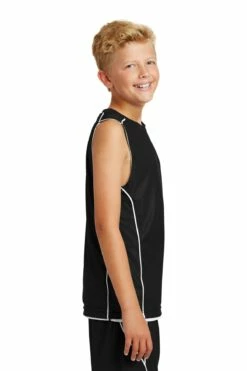 Youth Unisex PosiCharge Mesh Reversible Sleeveless Tee 13 Youth Unisex PosiCharge Mesh Reversible Sleeveless Tee -Jiffyshirts Store 830460aea1ce20