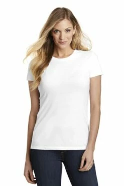 District Ladies' Fitted Perfect Tri Tee -Jiffyshirts Store 8304b6eb5aa0ef