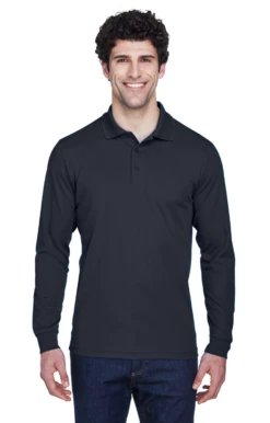 Men's Tall Pinnacle Performance Long-Sleeve Piqué Polo 10 Men's Tall Pinnacle Performance Long-Sleeve Piqué Polo -Jiffyshirts Store 83a36917ce01db