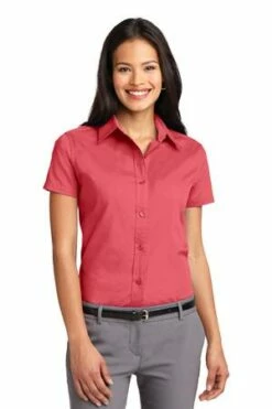 Ladies Short Sleeve Easy Care Shirt 31 Ladies Short Sleeve Easy Care Shirt -Jiffyshirts Store 843b553f0b5835