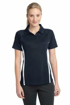 Ladies PosiCharge Micro-Mesh Colorblock Polo 26 Ladies PosiCharge Micro-Mesh Colorblock Polo -Jiffyshirts Store 8591262d4af83a