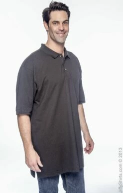 Unisex Men's Tall 6 Oz. Ringspun Cotton Piqué Short-Sleeve Polo 9 Unisex Men's Tall 6 Oz. Ringspun Cotton Piqué Short-Sleeve Polo -Jiffyshirts Store 8603C5DD4D2609