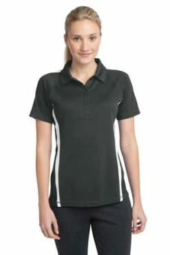 Ladies PosiCharge Micro-Mesh Colorblock Polo 25 Ladies PosiCharge Micro-Mesh Colorblock Polo -Jiffyshirts Store 869edfc791b286