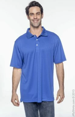 Men's Double Mesh Polo -Jiffyshirts Store 86FDF1170CDD35