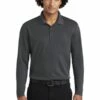 Men's PosiCharge RacerMesh Long Sleeve Polo -Jiffyshirts Store 871889976b8c97