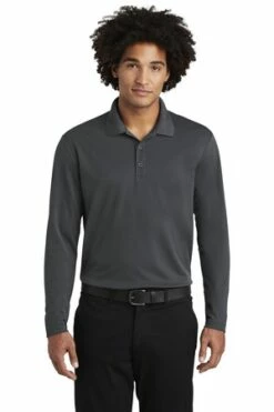 Men's PosiCharge RacerMesh Long Sleeve Polo