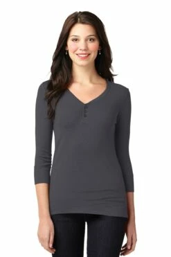Ladies Concept Stretch 3/4-Sleeve Scoop Henley 16 Ladies Concept Stretch 3/4-Sleeve Scoop Henley -Jiffyshirts Store 88246c954927af