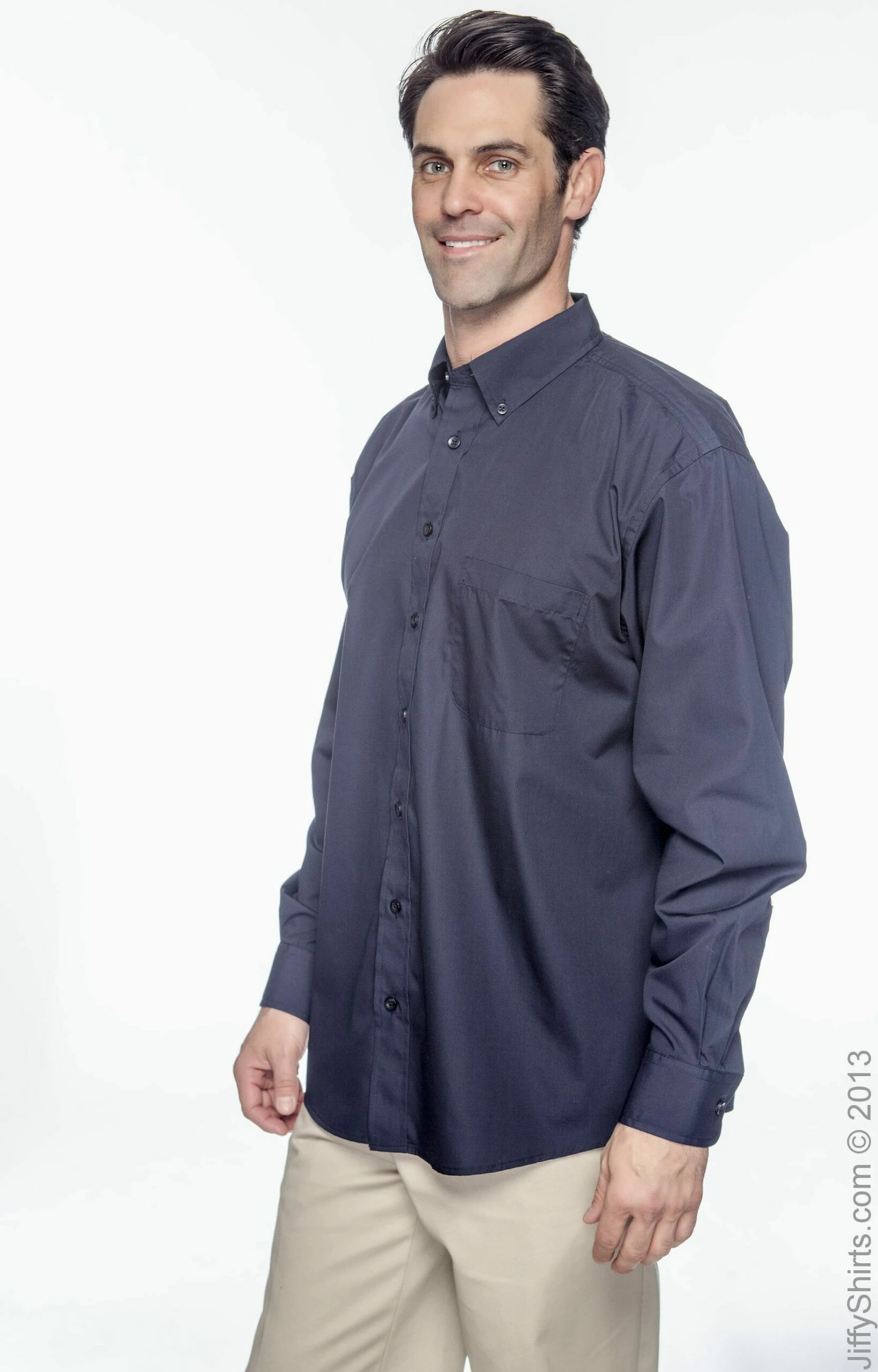 Men's 3.1 Oz. Essential Poplin 4 Men's 3.1 Oz. Essential Poplin - Image 2