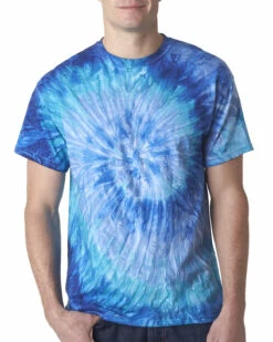 Adult Unisex Ripple Pigment Dyed T-Shirt -Jiffyshirts Store 89cff28f2df89c