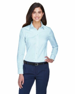 Ladies' Crown Woven Collection™ Solid Oxford -Jiffyshirts Store 89ee5616884d33