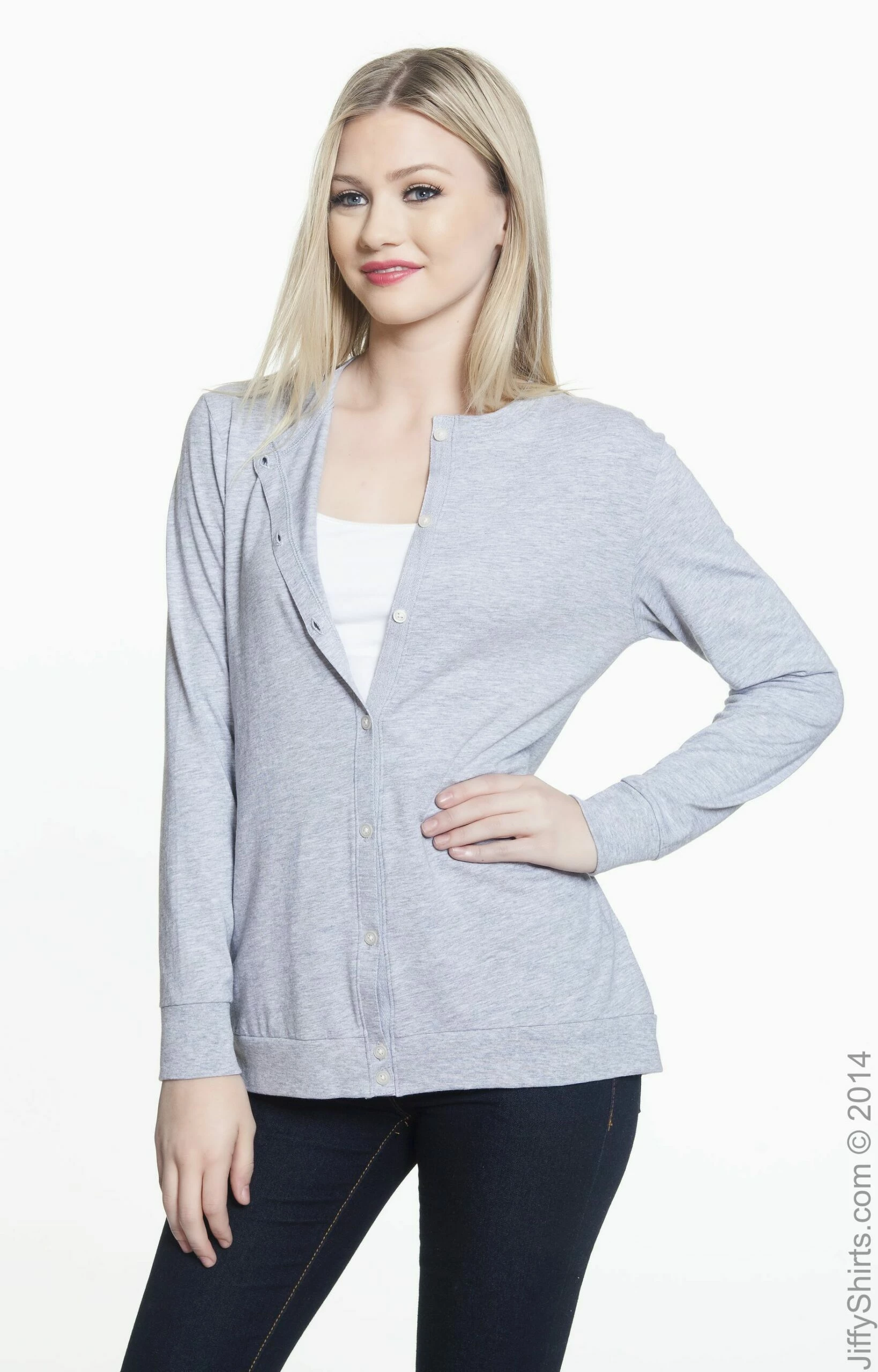 Ladies' Perfect Fit™ Ribbon Cardigan 9 Ladies' Perfect Fit™ Ribbon Cardigan - Image 7