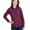 Ladies' Mulligan Check Long-Sleeve Cotton Shirt -Jiffyshirts Store 8ad2bc67d27ecc
