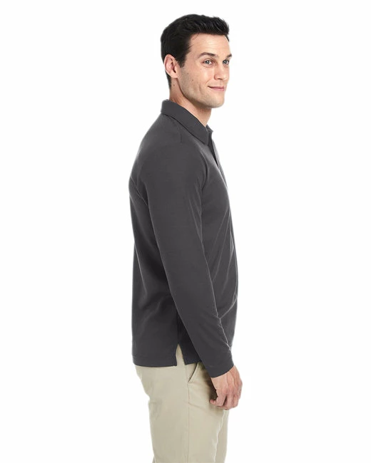 Men's Fusion ChromaSoft™ Long-Sleeve Pique Polo 4 Men's Fusion ChromaSoft™ Long-Sleeve Pique Polo - Image 2
