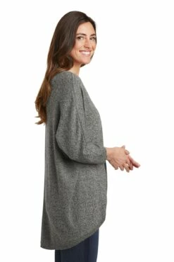 Ladies Marled Cocoon Sweater 10 Ladies Marled Cocoon Sweater -Jiffyshirts Store 8d0ec08b4f0ab9
