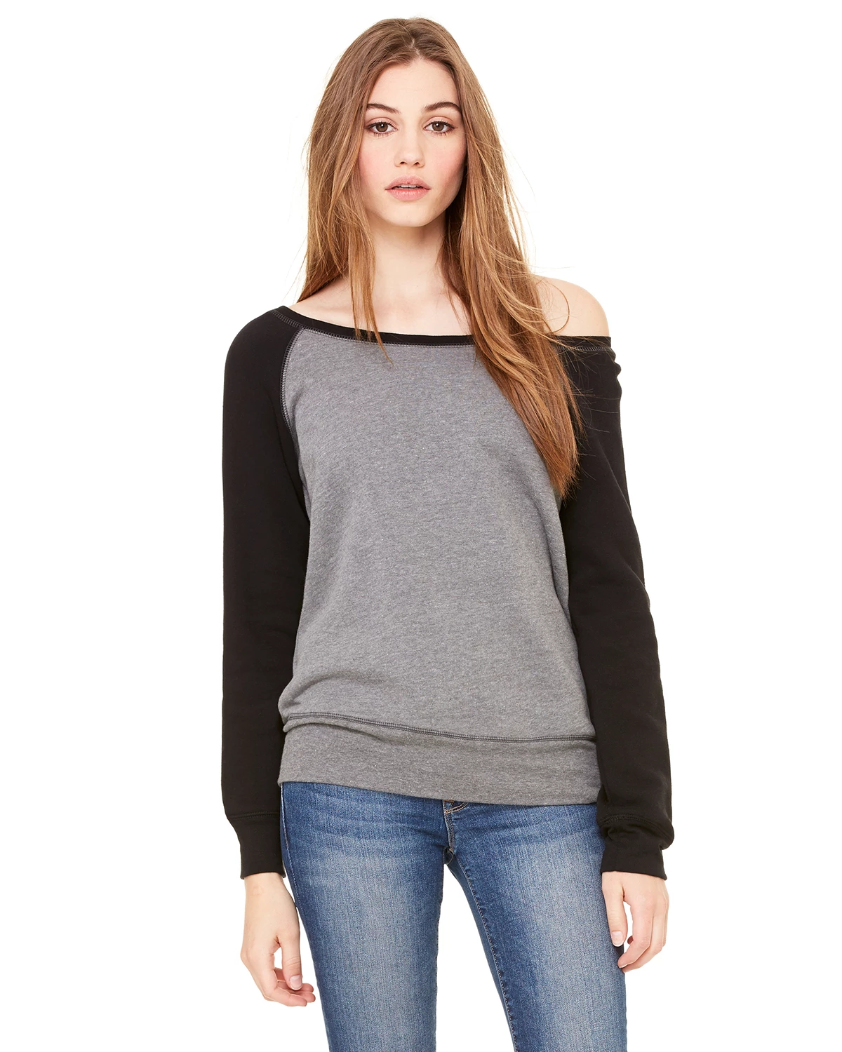 Ladies' Sponge Fleece Wide Neck Sweatshirt 16 Ladies' Sponge Fleece Wide Neck Sweatshirt - Image 14