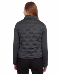 Ladies' Pioneer Hybrid Bomber Jacket -Jiffyshirts Store 8f076afb9bc862