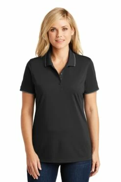Ladies Dry Zone UV Micro-Mesh Tipped Polo -Jiffyshirts Store 8f0bd67b38a69f