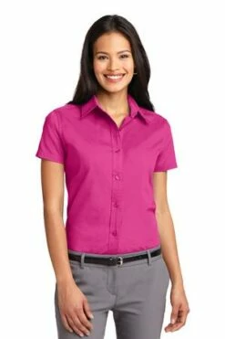 Ladies Short Sleeve Easy Care Shirt 32 Ladies Short Sleeve Easy Care Shirt -Jiffyshirts Store 8fc1e832b34abc