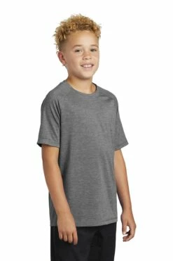 Youth Unisex PosiCharge Tri-Blend Wicking Raglan Tee -Jiffyshirts Store 8fcba7b6276e23