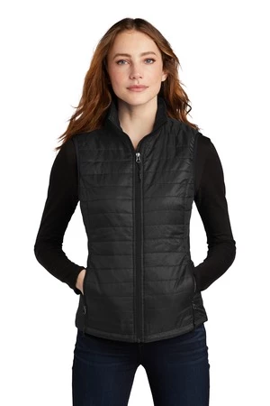 Ladies Packable Puffy Vest 8 Ladies Packable Puffy Vest - Image 6