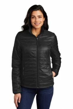Ladies Packable Puffy Jacket 16 Ladies Packable Puffy Jacket -Jiffyshirts Store 907bcfaebf91fc
