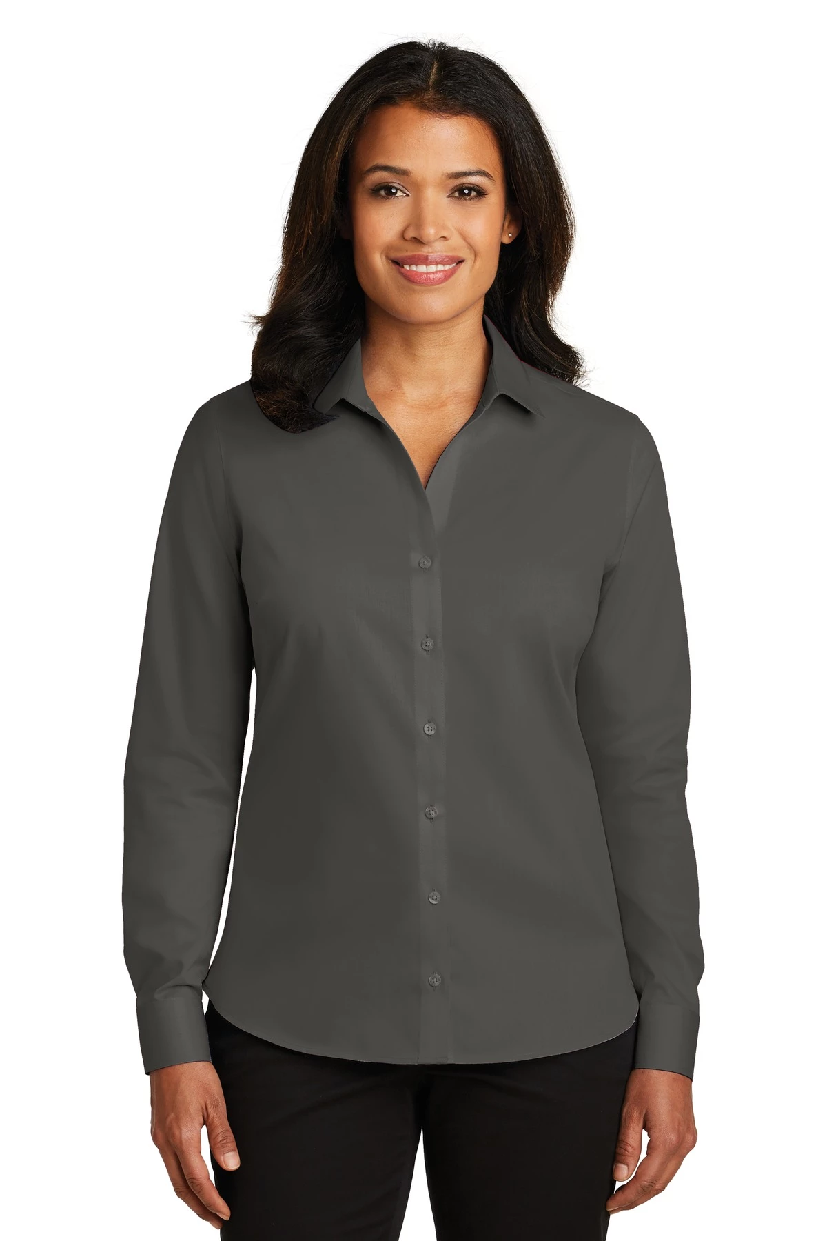 Ladies Non-Iron Twill Shirt 6 Ladies Non-Iron Twill Shirt - Image 4