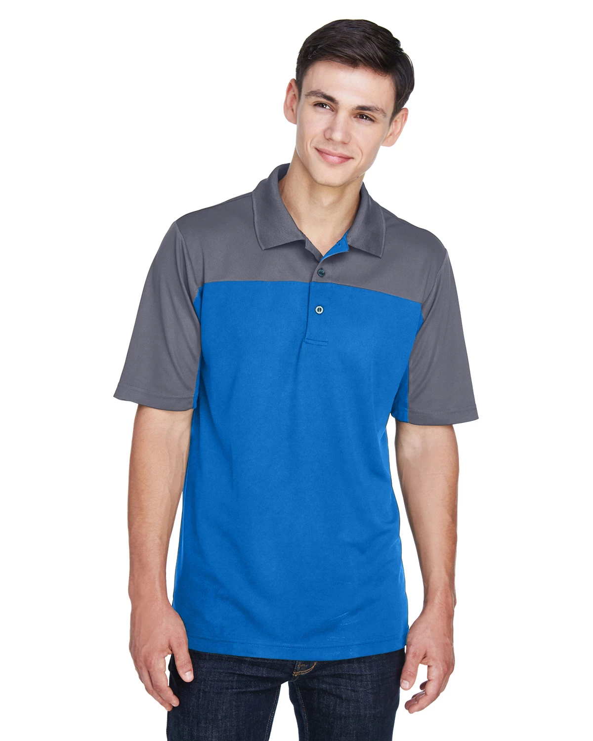 Men's Balance Colorblock Performance Piqué Polo 8 Men's Balance Colorblock Performance Piqué Polo - Image 6