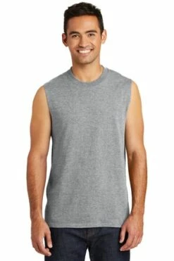Unisex Core Cotton Sleeveless Tee -Jiffyshirts Store 93784c5e8fc344