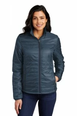 Ladies Packable Puffy Jacket 21 Ladies Packable Puffy Jacket -Jiffyshirts Store 938ddd9051f9b4