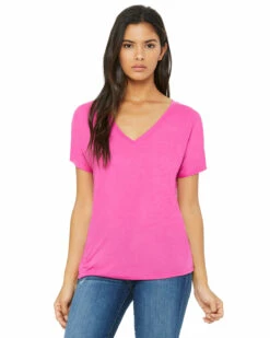 Ladies' Slouchy V-Neck T-Shirt -Jiffyshirts Store 958161ea60fd3e