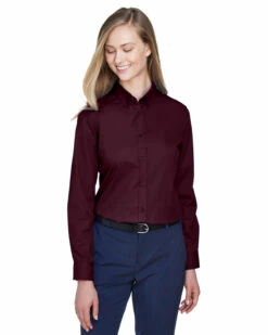 Ladies' Operate Long-Sleeve Twill Shirt -Jiffyshirts Store 96620eaddd5b55